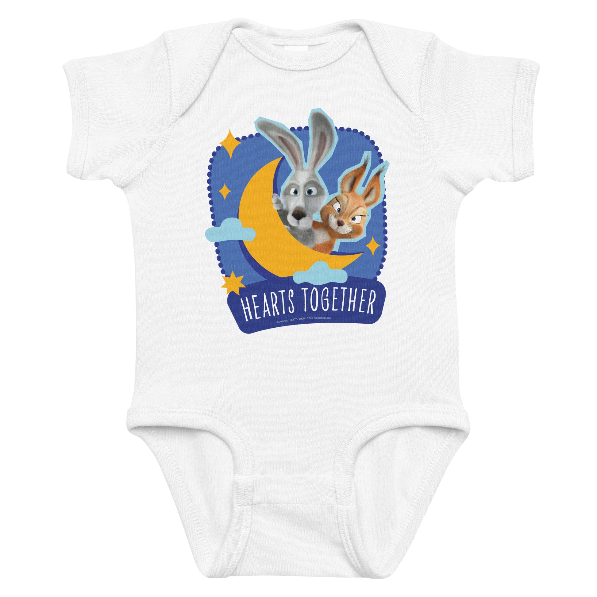 Masha and the Bear Friends Ramadan Infant bodysuit White T-SHIRT