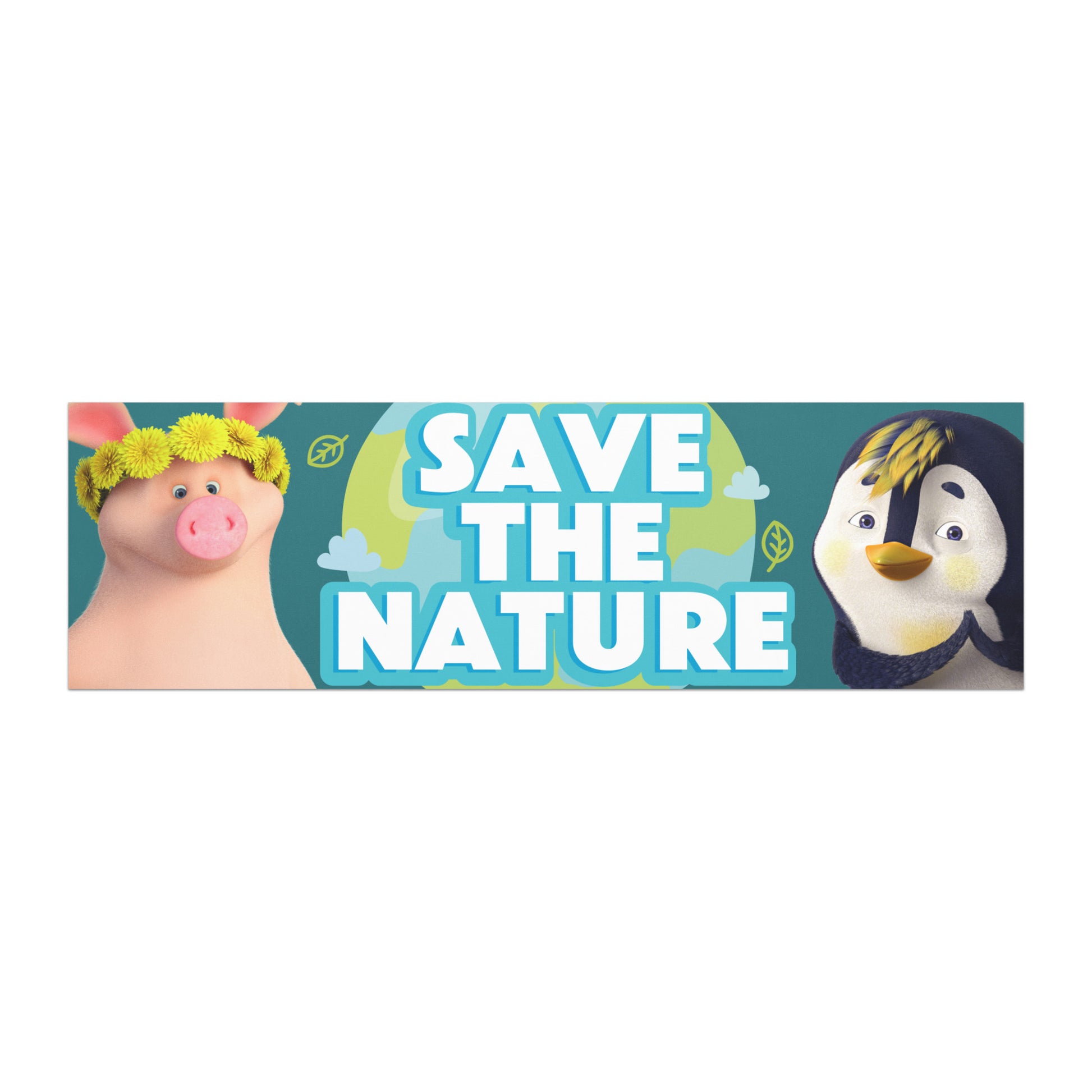 Masha and the Bear Friends Go Green! Car magnet Default Title PHONE-CASE