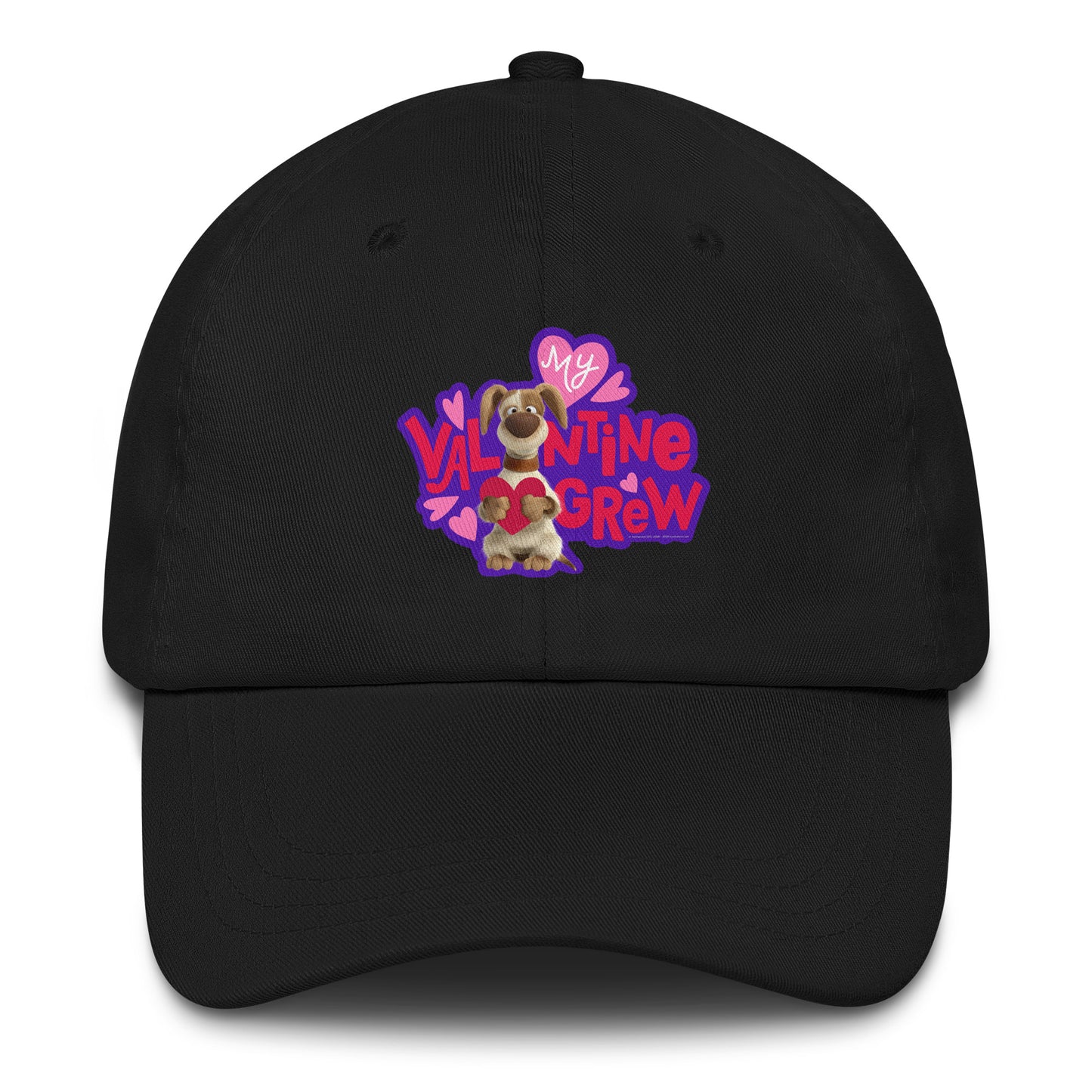 Masha and the Bear Friends Love Day Dad hat Black EMBROIDERY