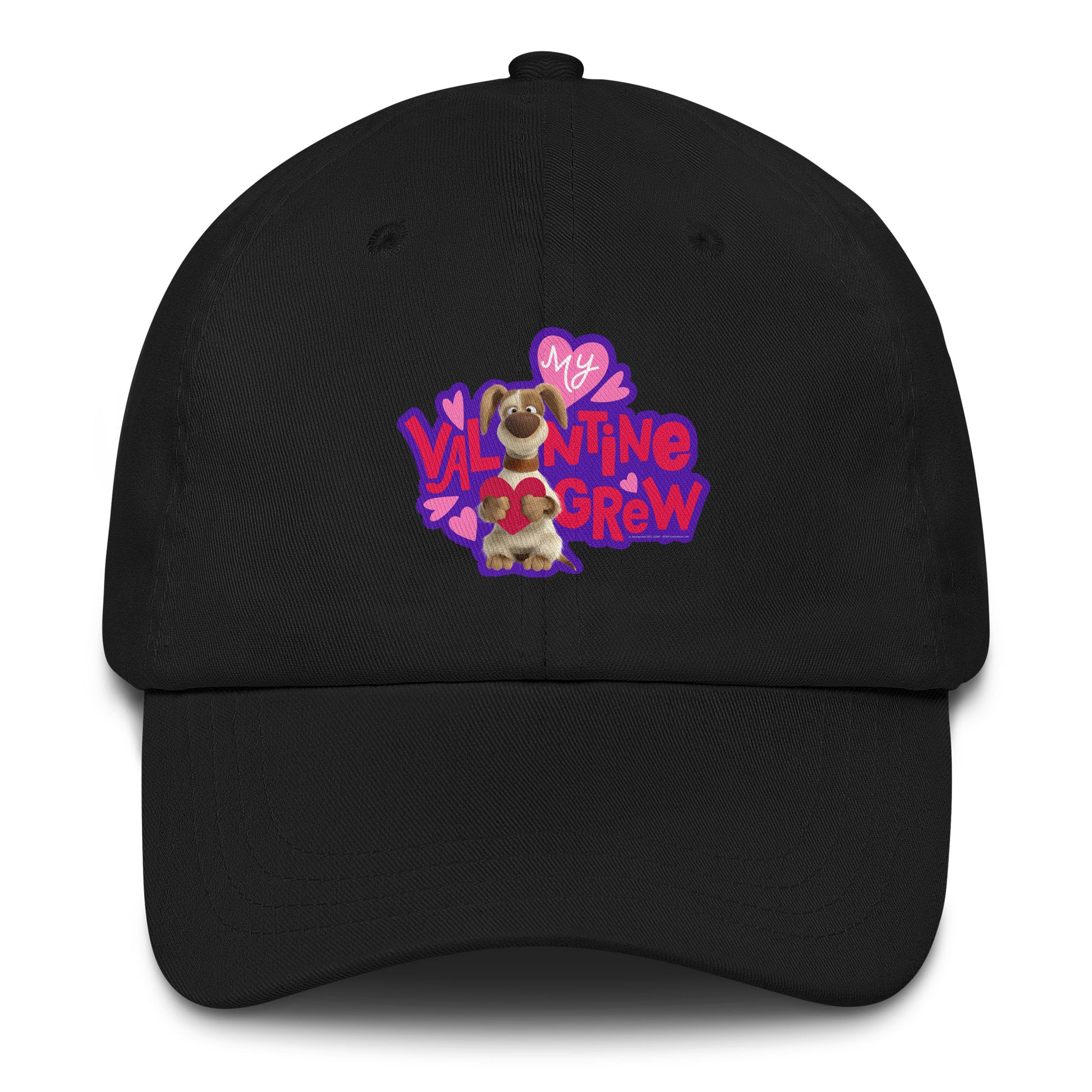 Masha and the Bear Friends Love Day Dad hat Black EMBROIDERY