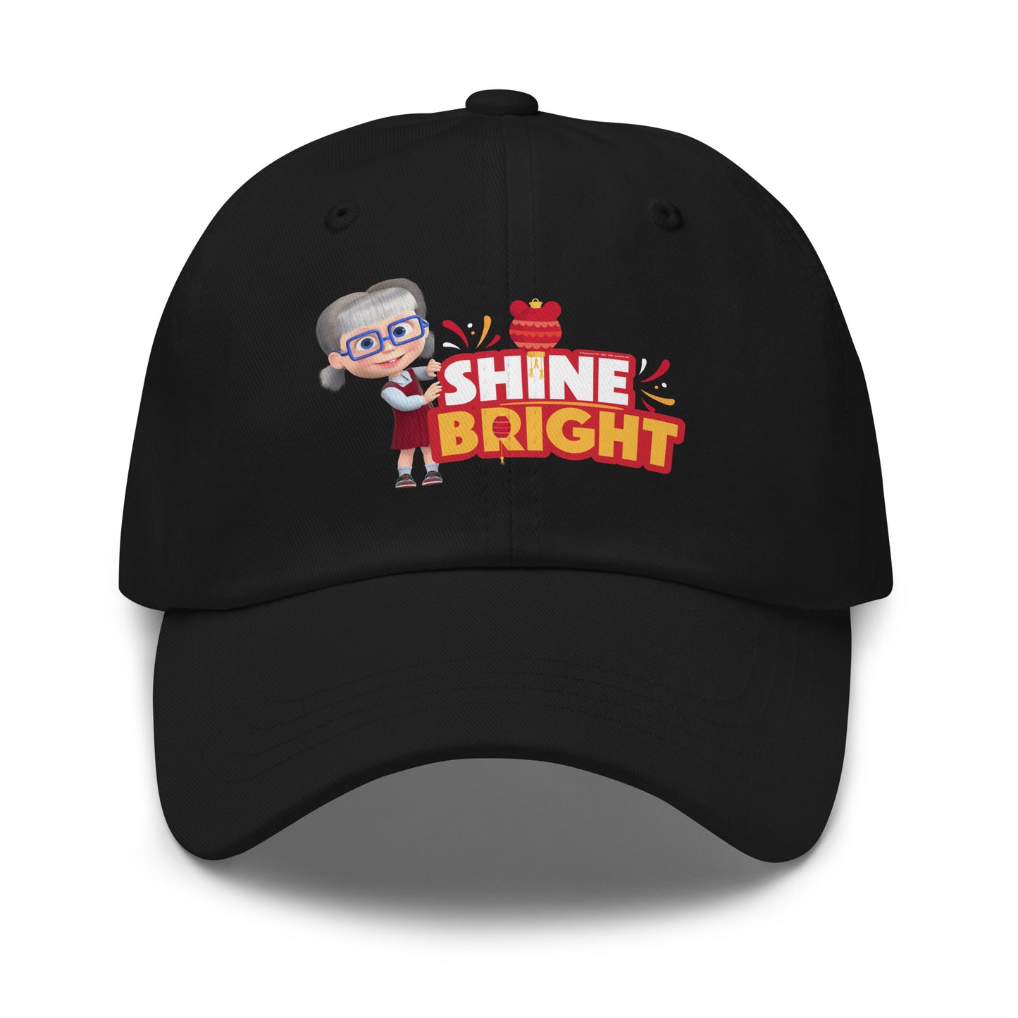 Masha and the Bear Friends Lunar Horse Dad hat Black EMBROIDERY