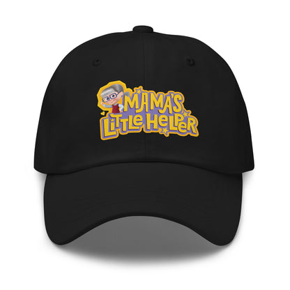 Masha and the Bear Friends Mama's Little Helper Dad hat Black EMBROIDERY