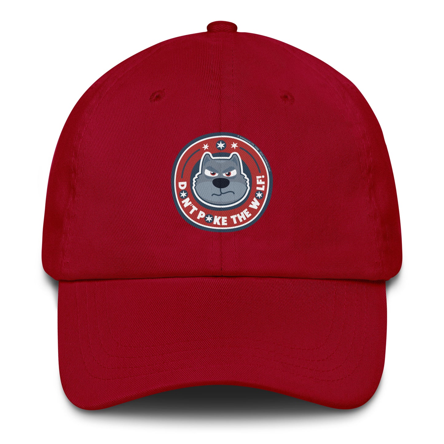 Masha and the Bear Friends: Emoji Dad hat Cranberry EMBROIDERY