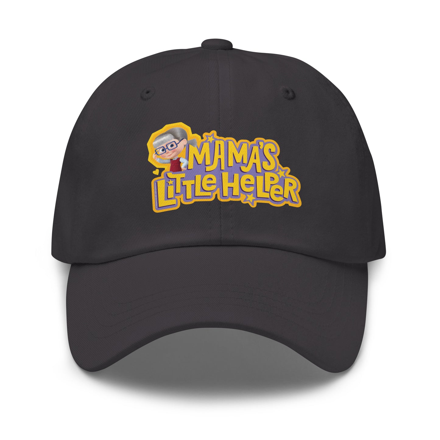 Masha and the Bear Friends Mama's Little Helper Dad hat Dark Grey EMBROIDERY