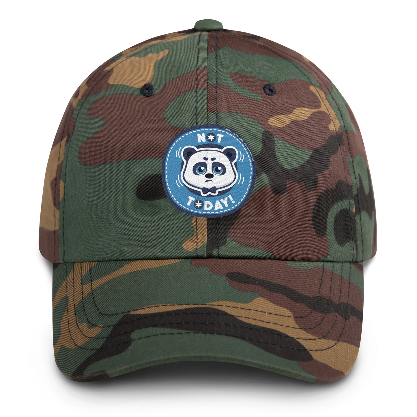 Masha and the Bear Friends: Emoji Dad hat Green Camo EMBROIDERY