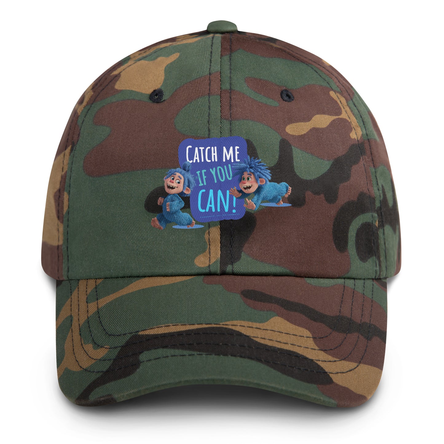 Masha and the Bear Friends Dad hat Green Camo EMBROIDERY