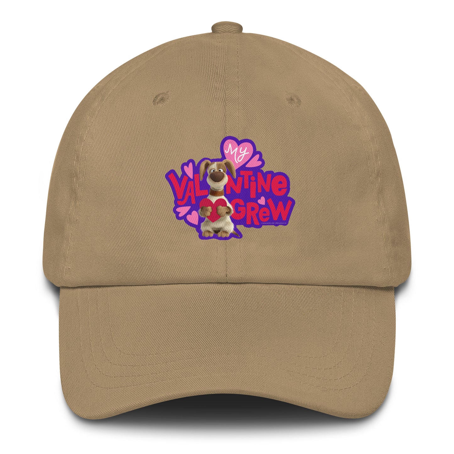 Masha and the Bear Friends Love Day Dad hat Khaki EMBROIDERY