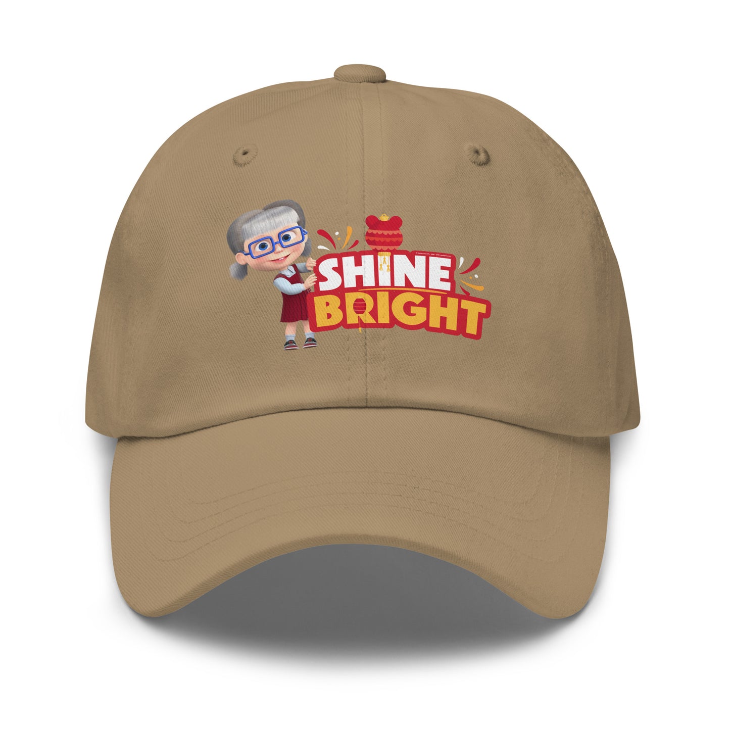 Masha and the Bear Friends Lunar Horse Dad hat Khaki EMBROIDERY