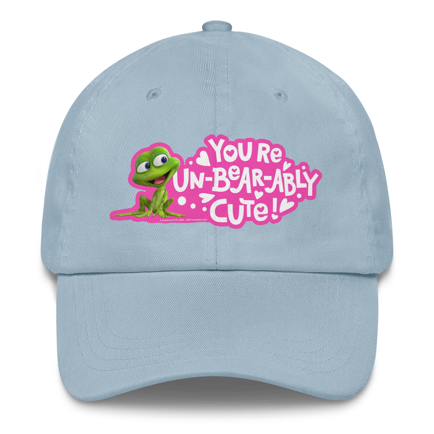 Masha and the Bear Friends Love Day Dad hat Light Blue EMBROIDERY