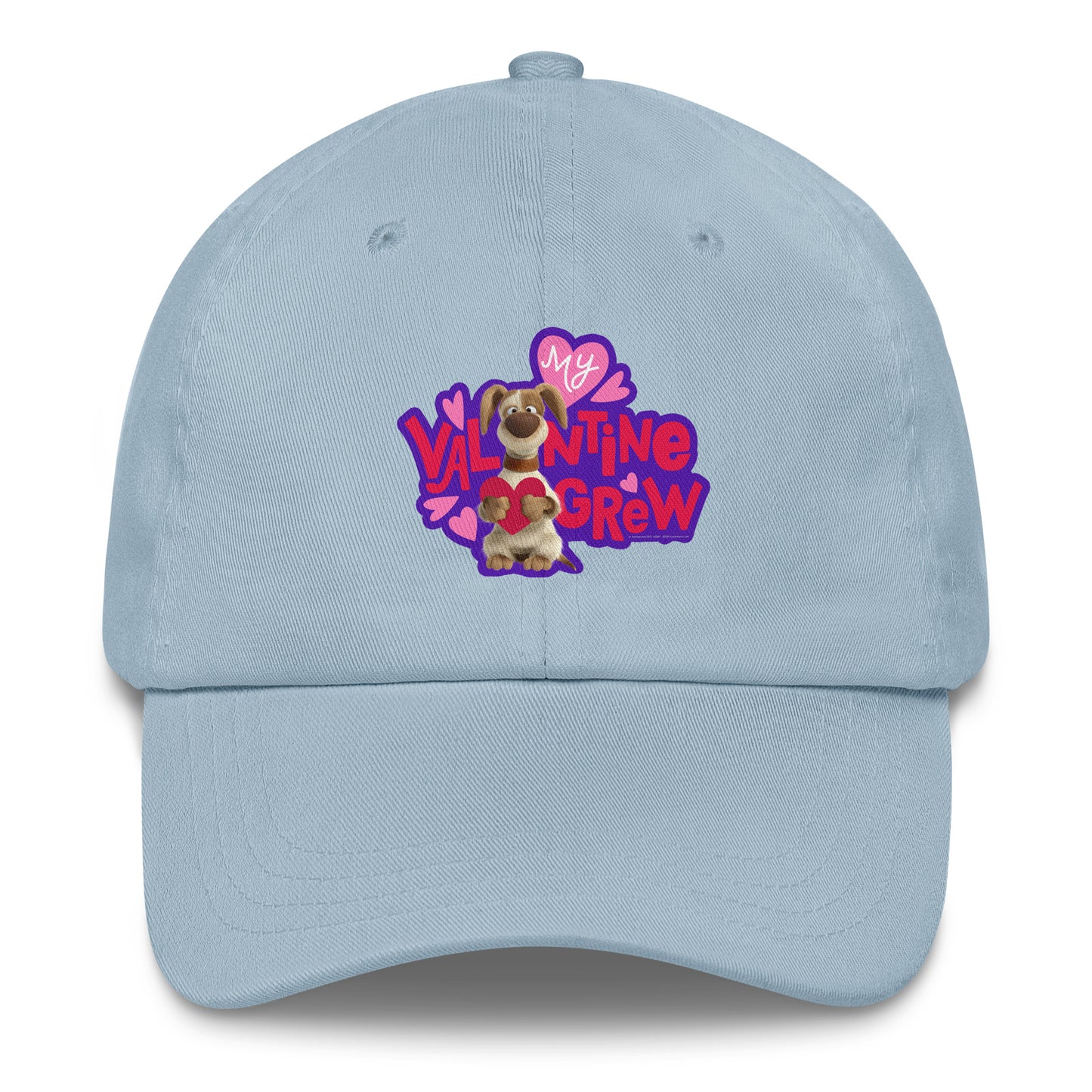 Masha and the Bear Friends Love Day Dad hat Light Blue EMBROIDERY