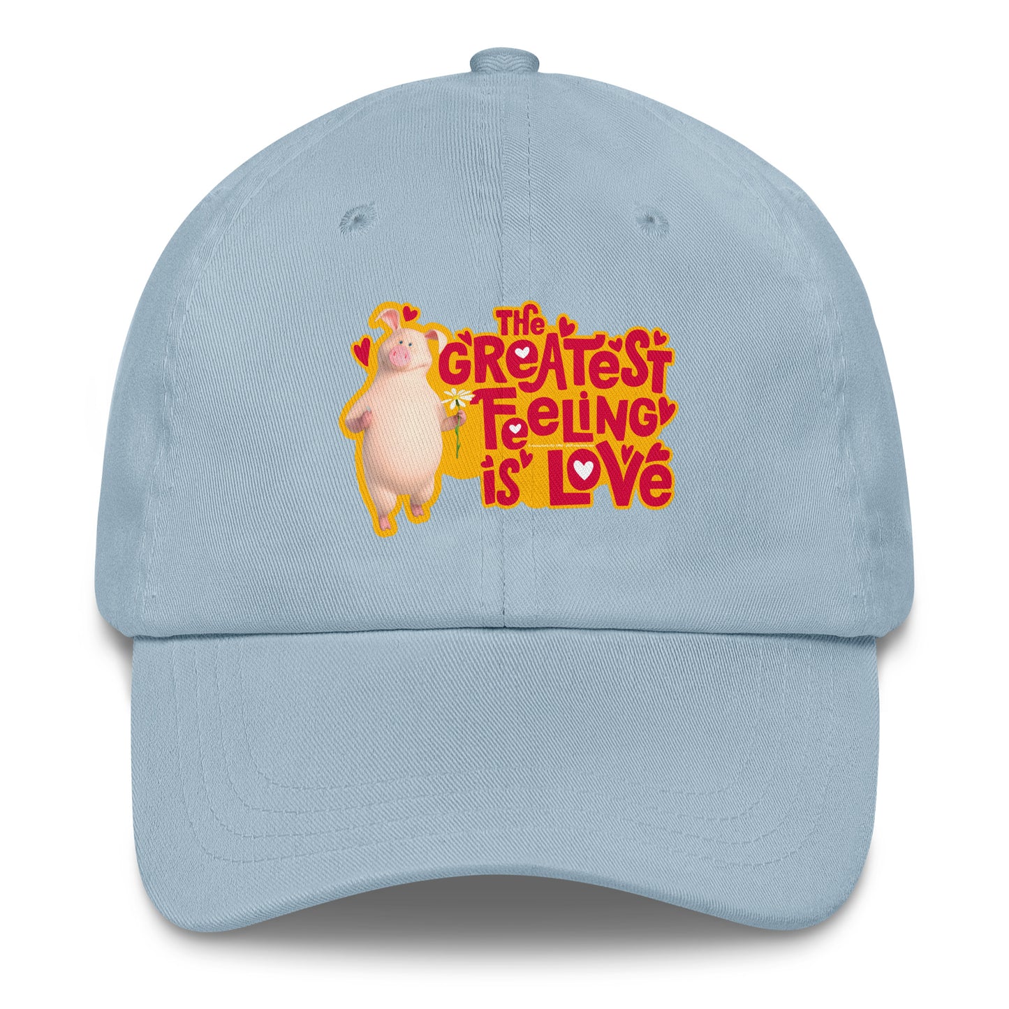 Masha and the Bear Friends Love Day Dad hat Light Blue EMBROIDERY