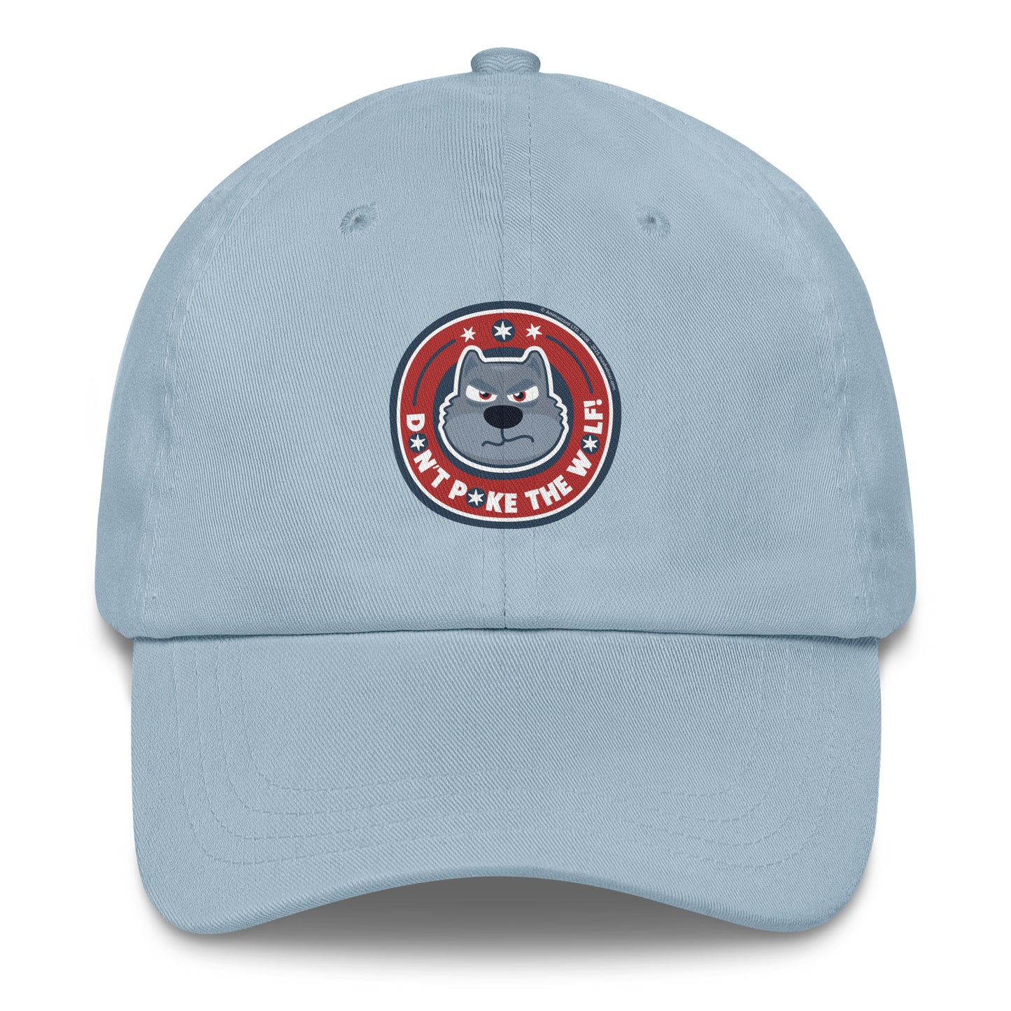 Masha and the Bear Friends: Emoji Dad hat Light Blue EMBROIDERY