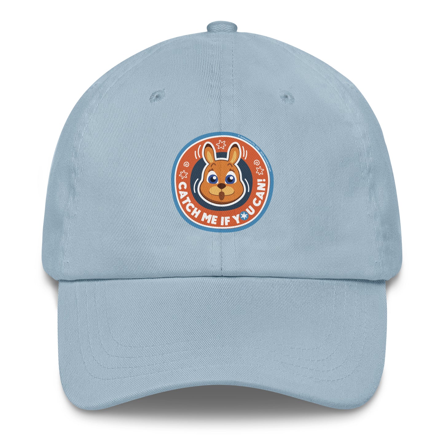 Masha and the Bear Friends: Emoji Dad hat Light Blue EMBROIDERY