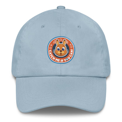 Masha and the Bear Friends: Emoji Dad hat Light Blue EMBROIDERY