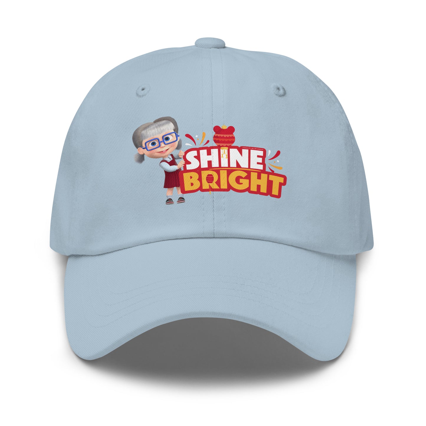 Masha and the Bear Friends Lunar Horse Dad hat Light Blue EMBROIDERY