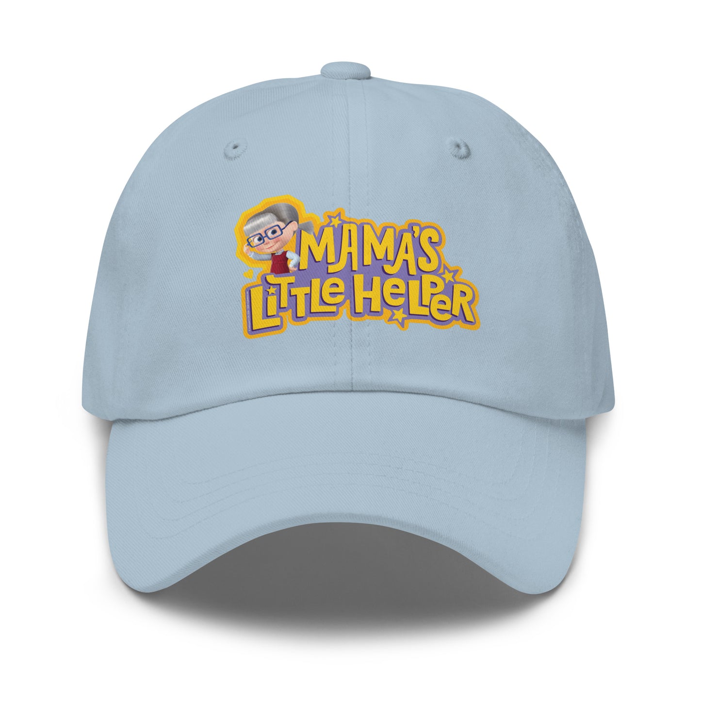 Masha and the Bear Friends Mama's Little Helper Dad hat Light Blue EMBROIDERY