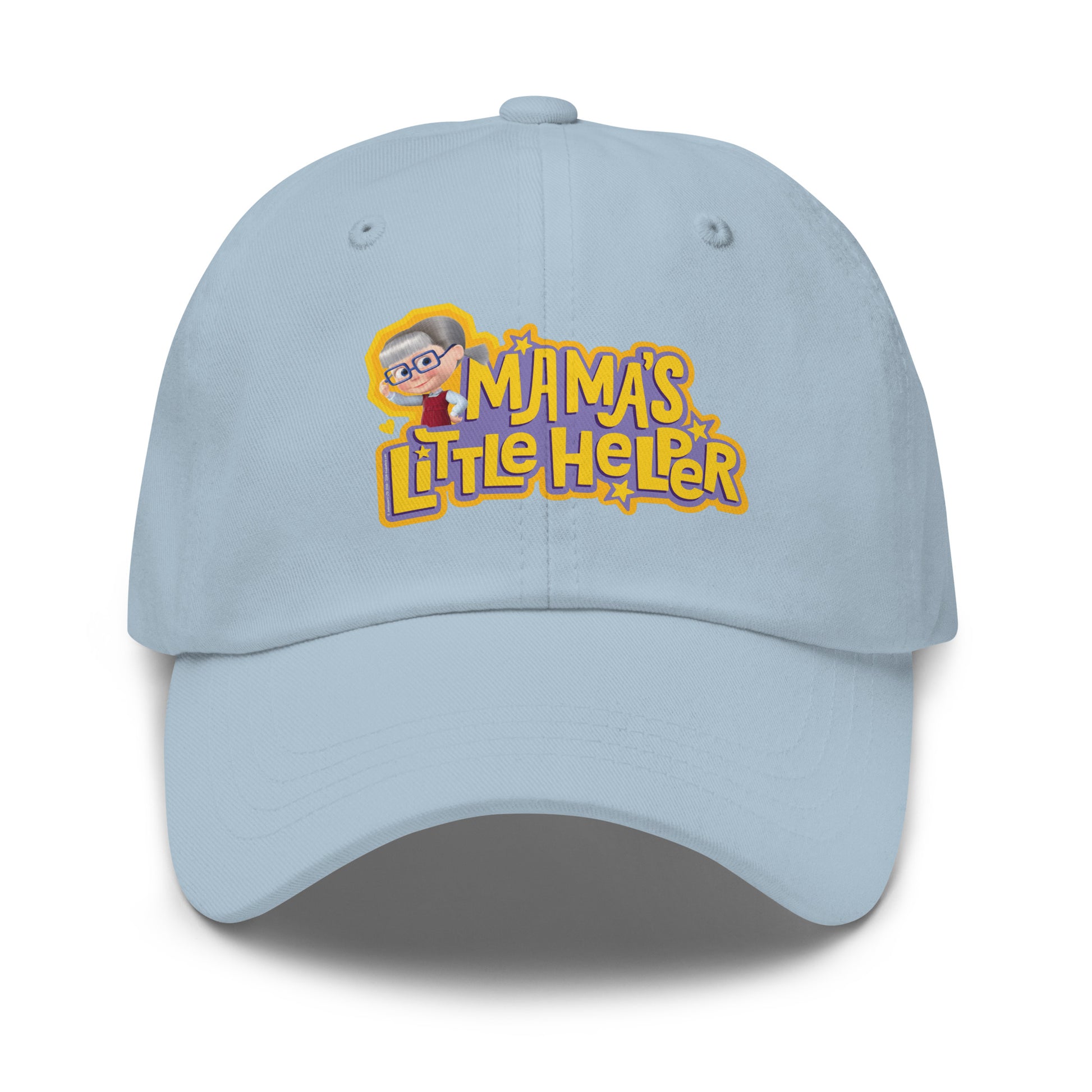 Masha and the Bear Friends Mama's Little Helper Dad hat Light Blue EMBROIDERY