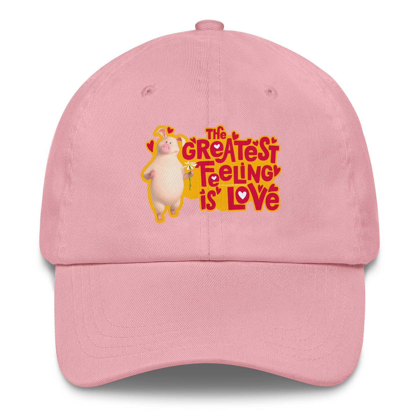 Masha and the Bear Friends Love Day Dad hat Pink EMBROIDERY