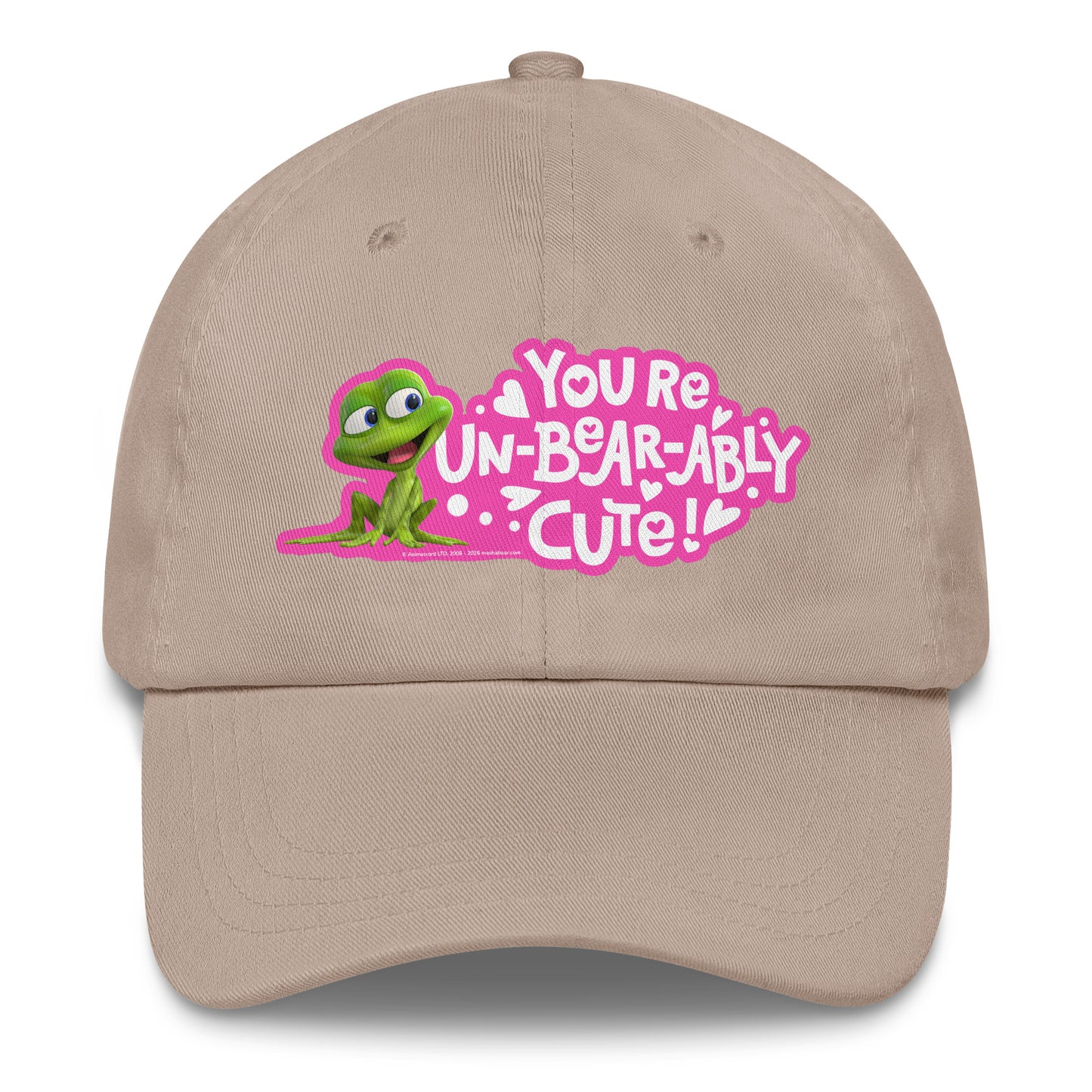 Masha and the Bear Friends Love Day Dad hat Stone EMBROIDERY