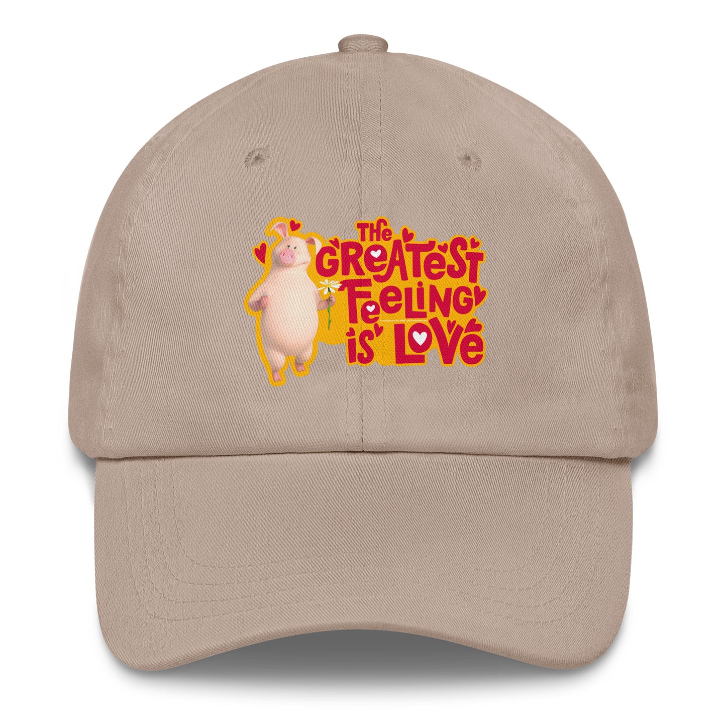 Masha and the Bear Friends Love Day Dad hat Stone EMBROIDERY