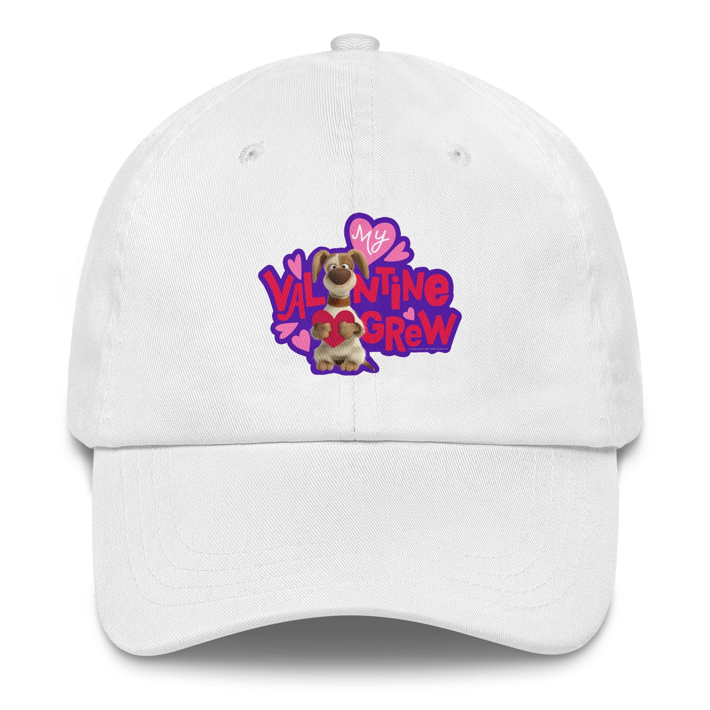 Masha and the Bear Friends Love Day Dad hat White EMBROIDERY