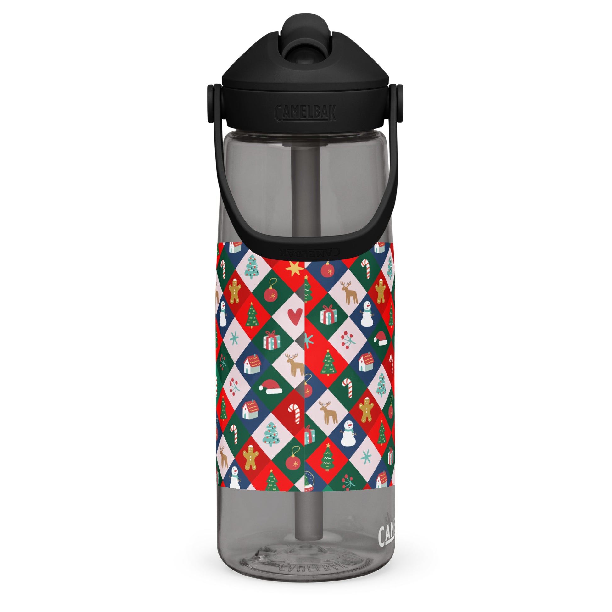 Masha and the Bear Friends Christmas Flip straw water bottle DRINKWARE