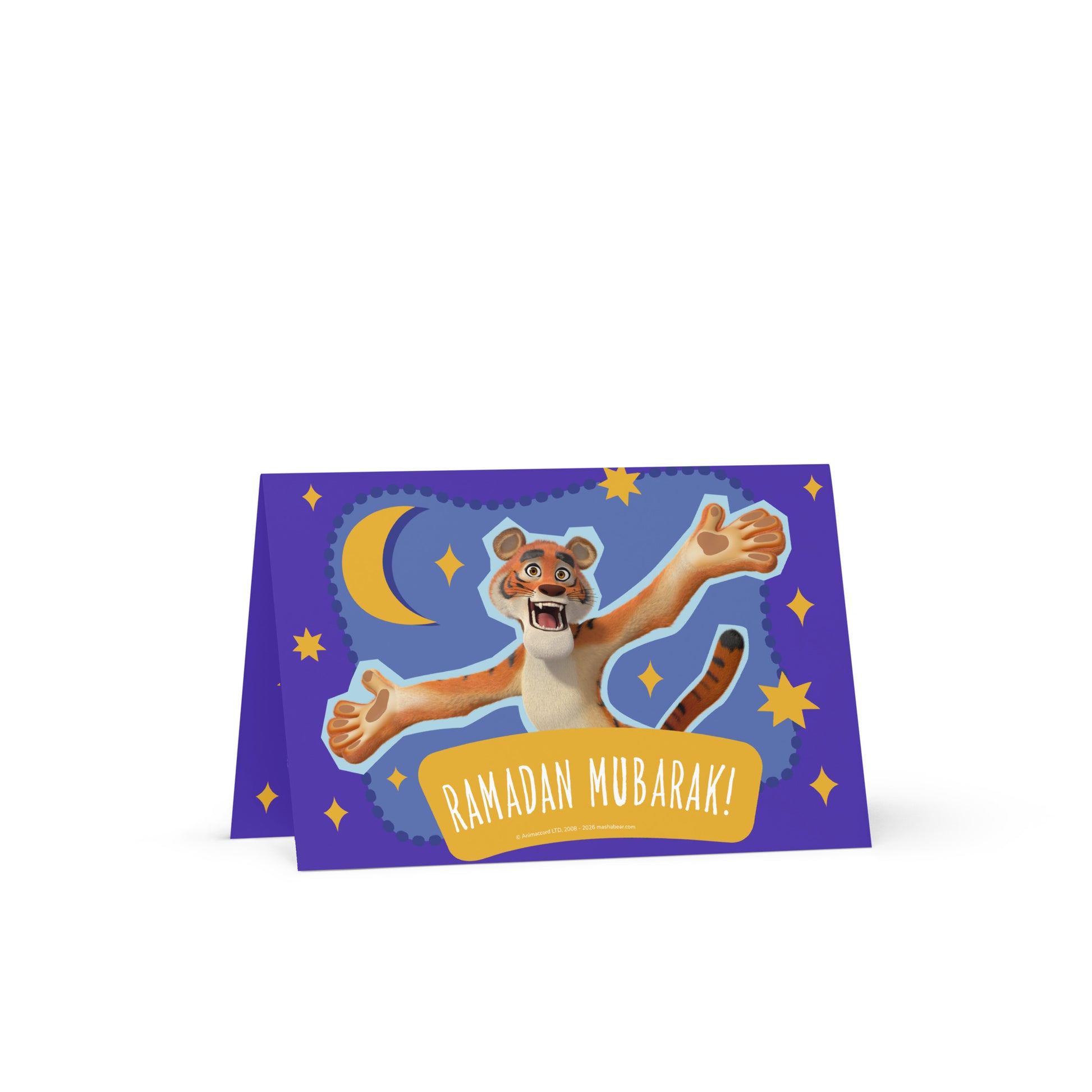 Masha and the Bear Friends Ramadan Greeting card 4″×6″ POSTCARD