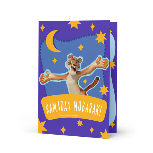 Masha and the Bear Friends Ramadan Greeting card 5.83″×8.27″ POSTCARD