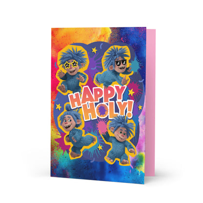 Masha and the Bear Friends Color Splash Greeting card 5.83″×8.27″ POSTCARD