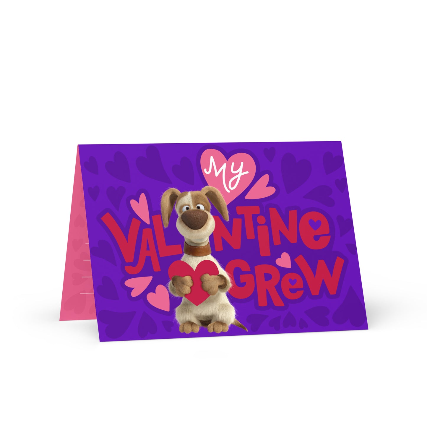 Masha and the Bear Friends Love Day Greeting card 5″×7″ POSTCARD