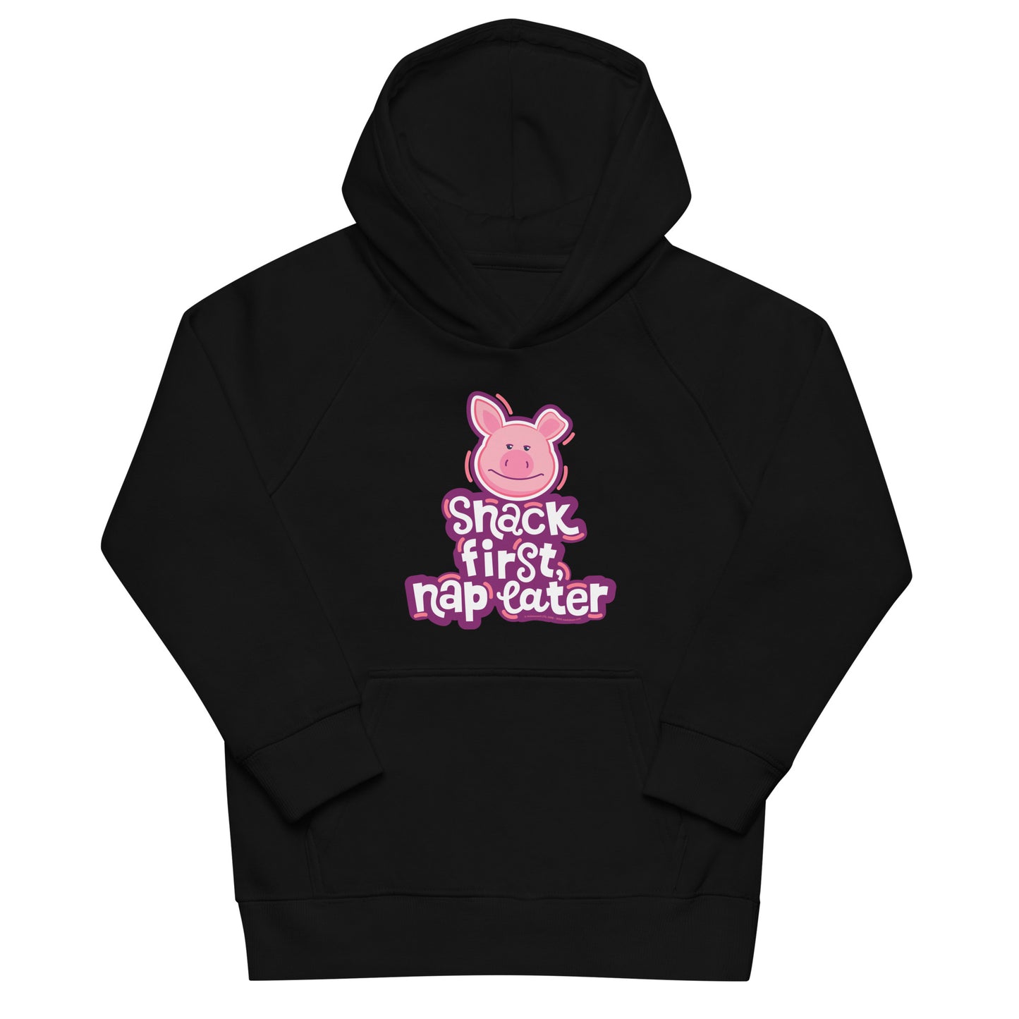 Masha and the Bear Friends: Emoji Kids eco hoodie Black T-SHIRT