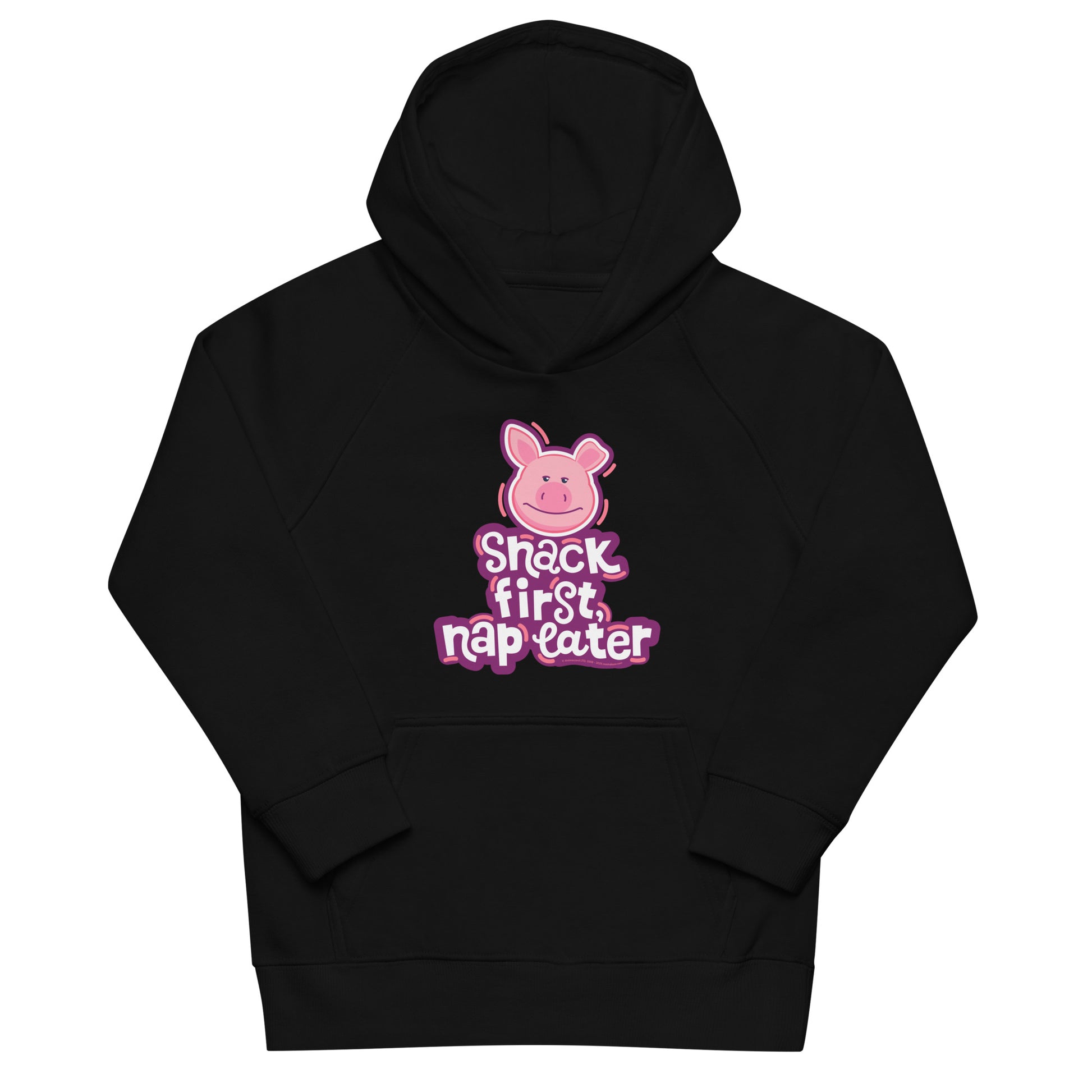 Masha and the Bear Friends: Emoji Kids eco hoodie Black T-SHIRT