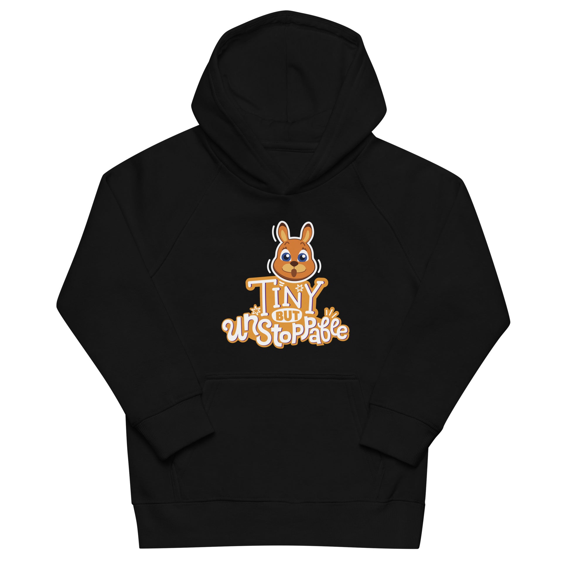 Masha and the Bear Friends: Emoji Kids eco hoodie Black T-SHIRT