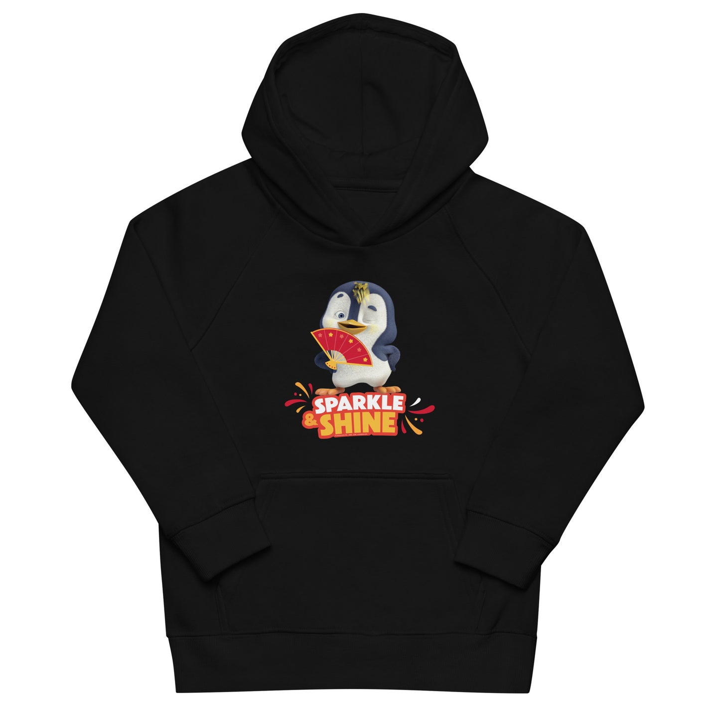 Masha and the Bear Friends Lunar Horse Kids eco hoodie Black T-SHIRT