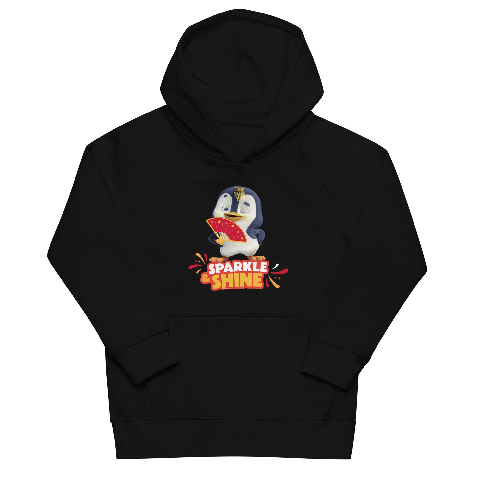 Masha and the Bear Friends Lunar Horse Kids eco hoodie Black T-SHIRT