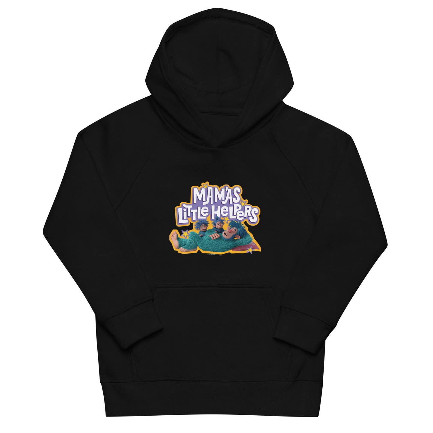 Masha and the Bear Friends For Her Kids eco hoodie Black T-SHIRT