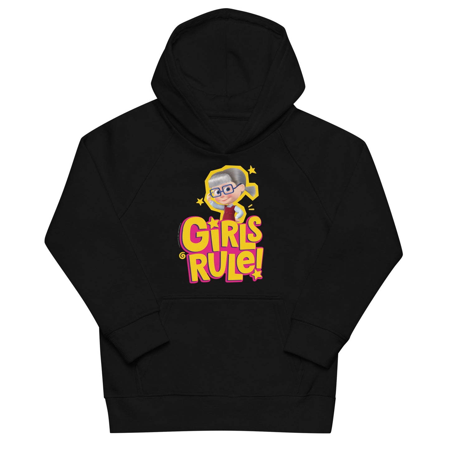 Masha and the Bear Friends For Her Kids eco hoodie Black T-SHIRT