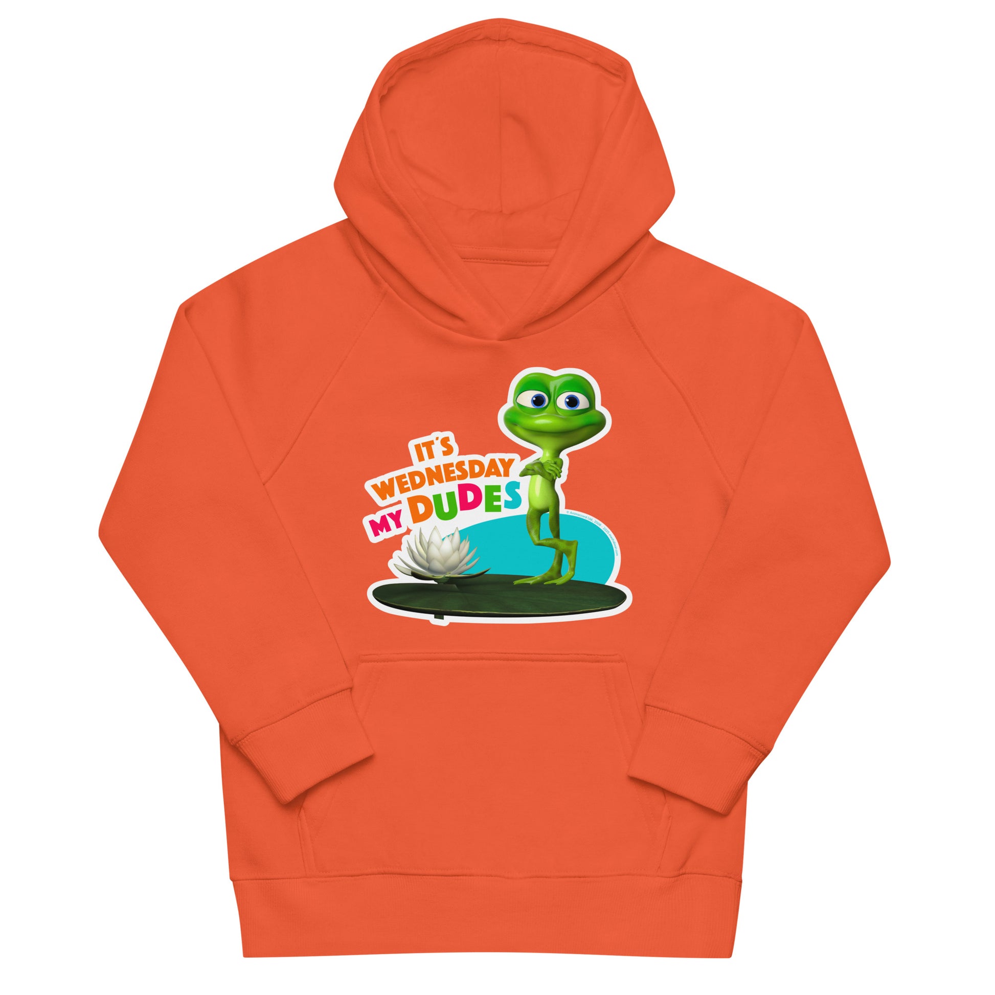 Masha and the Bear Friends: Swamp Squad Kids eco hoodie Burnt orange HOODIE