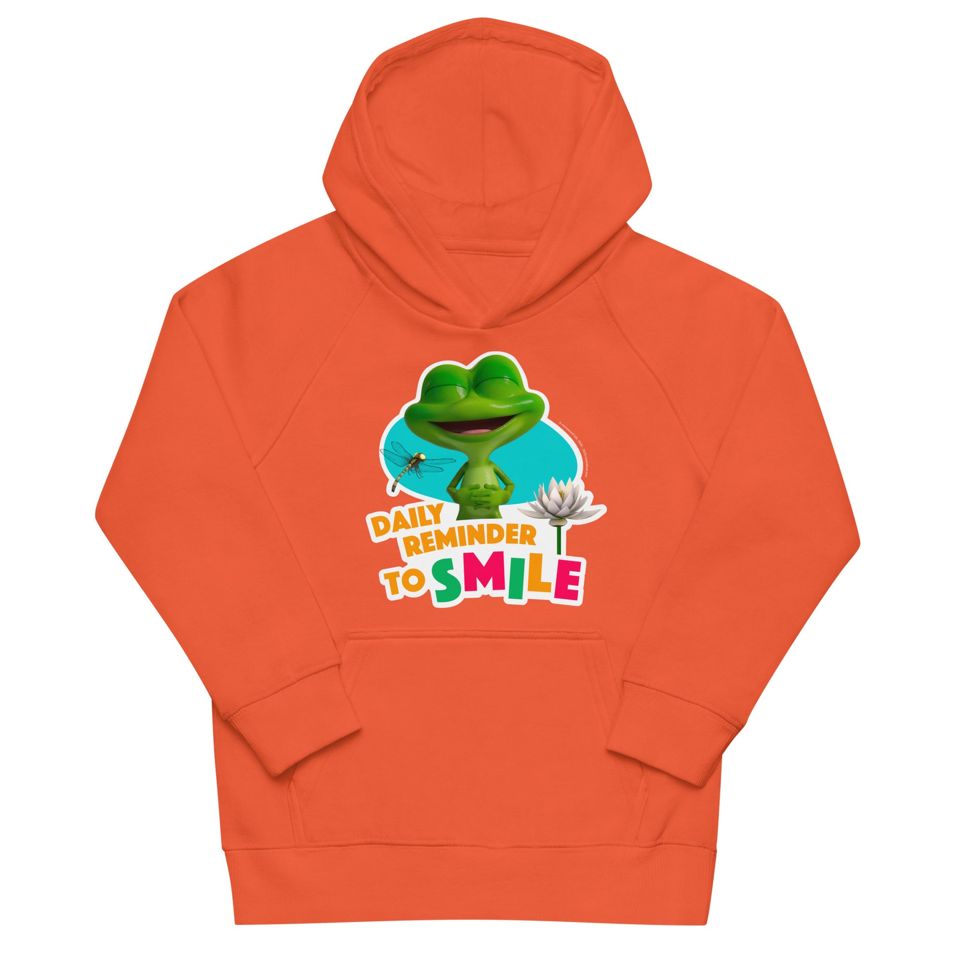 Masha and the Bear Friends: Swamp Squad Kids eco hoodie Burnt orange HOODIE