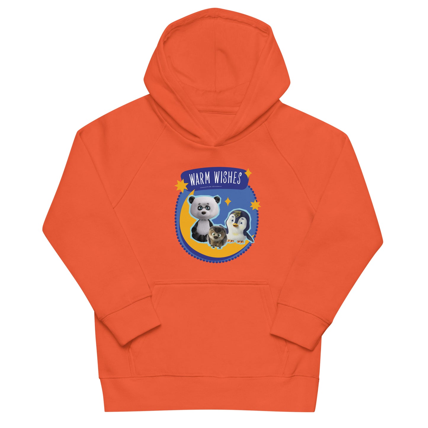 Masha and the Bear Friends Ramadan Kids eco hoodie Burnt Orange T-SHIRT