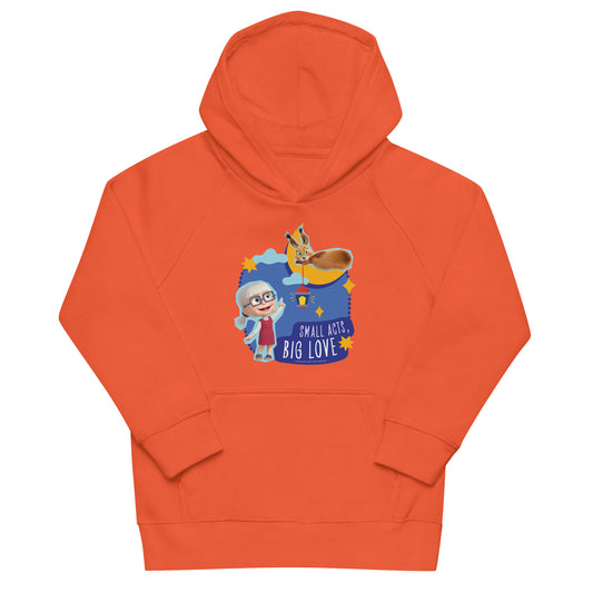 Masha and the Bear Friends Ramadan Kids eco hoodie Burnt Orange T-SHIRT