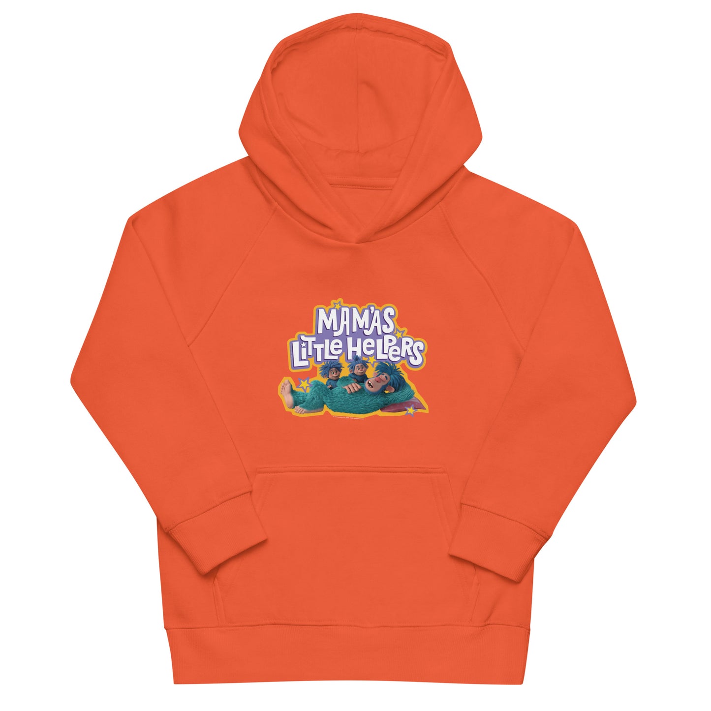 Masha and the Bear Friends For Her Kids eco hoodie Burnt Orange T-SHIRT