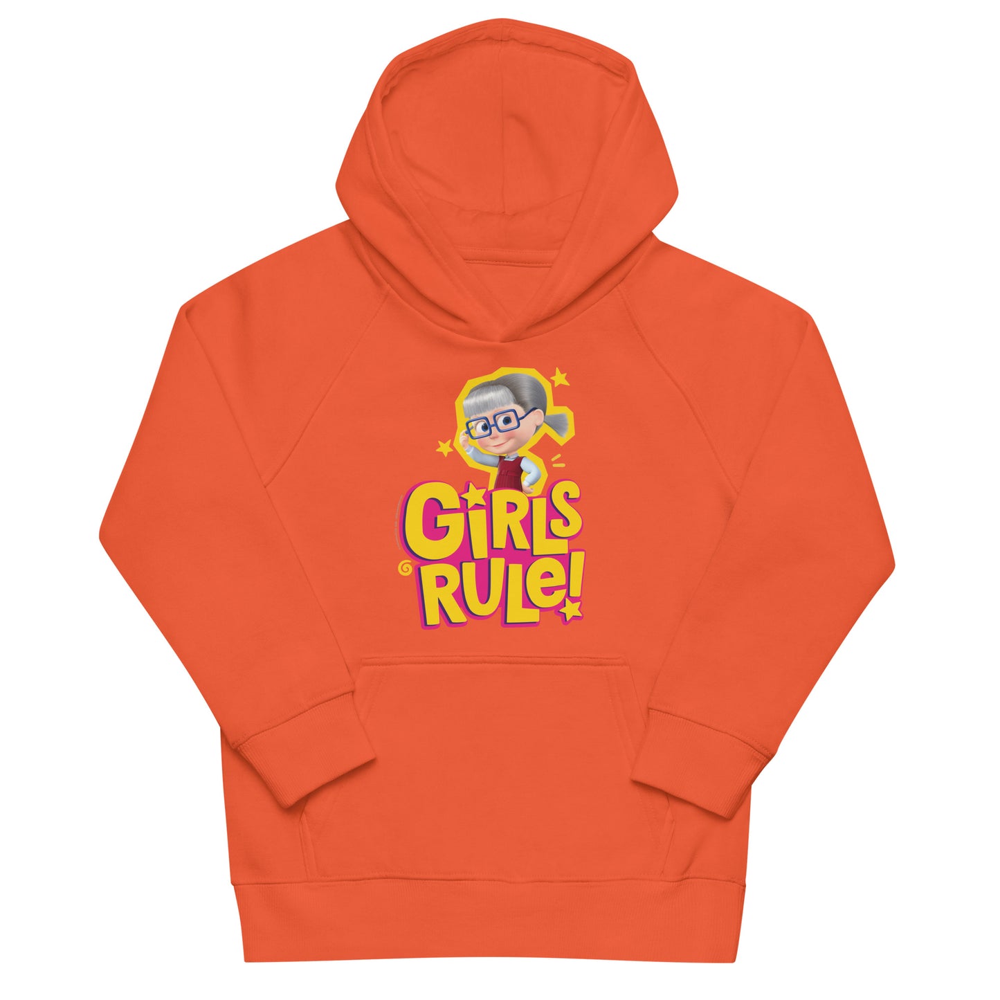 Masha and the Bear Friends For Her Kids eco hoodie Burnt Orange T-SHIRT