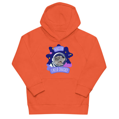 Masha and the Bear Friends I Need Snacks! Kids eco hoodie Burnt Orange T-SHIRT