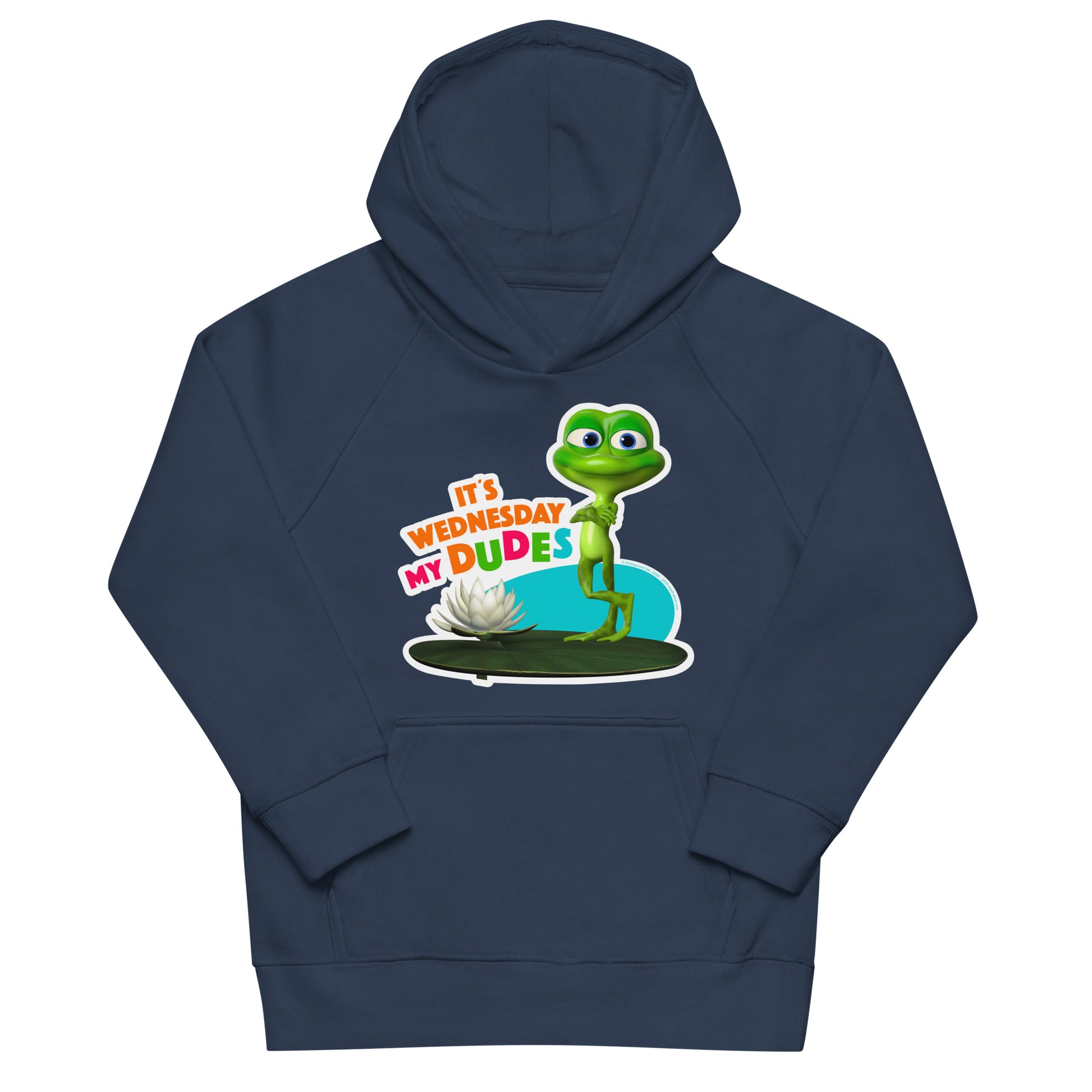 Masha and the Bear Friends: Swamp Squad Kids eco hoodie French Navy HOODIE