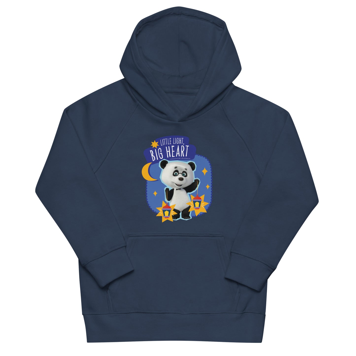 Masha and the Bear Friends Ramadan Kids eco hoodie French Navy T-SHIRT