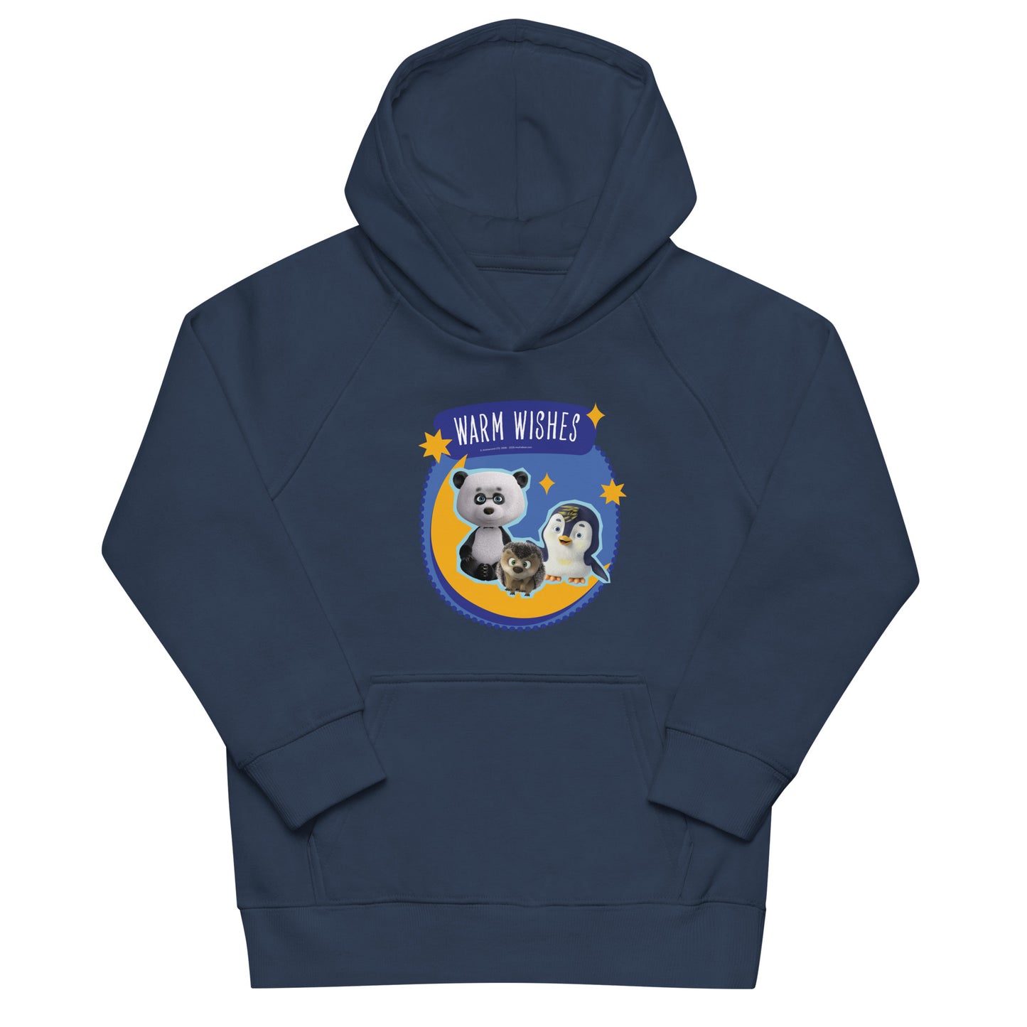 Masha and the Bear Friends Ramadan Kids eco hoodie French Navy T-SHIRT