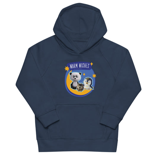 Masha and the Bear Friends Ramadan Kids eco hoodie French Navy T-SHIRT