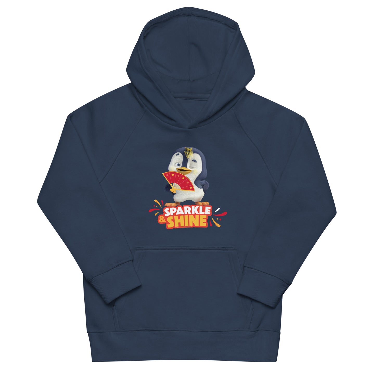 Masha and the Bear Friends Lunar Horse Kids eco hoodie French Navy T-SHIRT