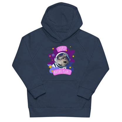 Masha and the Bear Friends Wrong Planet Kids eco hoodie French Navy T-SHIRT